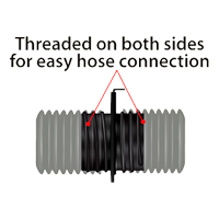 4 inch Threaded Blast Gate